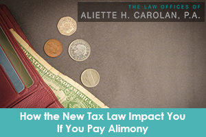 Alimony and taxes