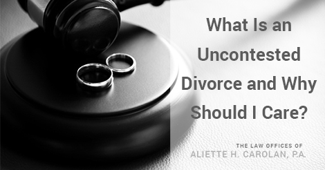 Uncontested Divorce