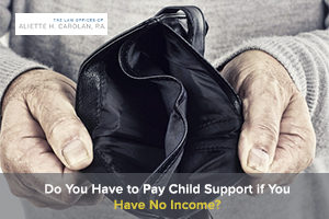 Do You Have to Pay Child Support if You Have No Income
